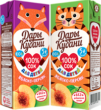 Яблочно-персиковый сок с мякотью Яблочно-персиковый сок с мякотью