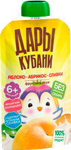 Пюре фруктовое из яблок и абрикосов со сливками Пюре фруктовое из яблок и абрикосов со сливками
