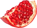 Гранат, ананас, яблоко