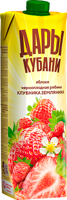 Яблоко, черноплодная рябина, клубника, земляника